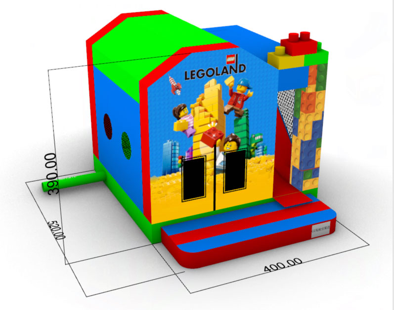 Lego Block bouncy castle Kerry bouncy castles