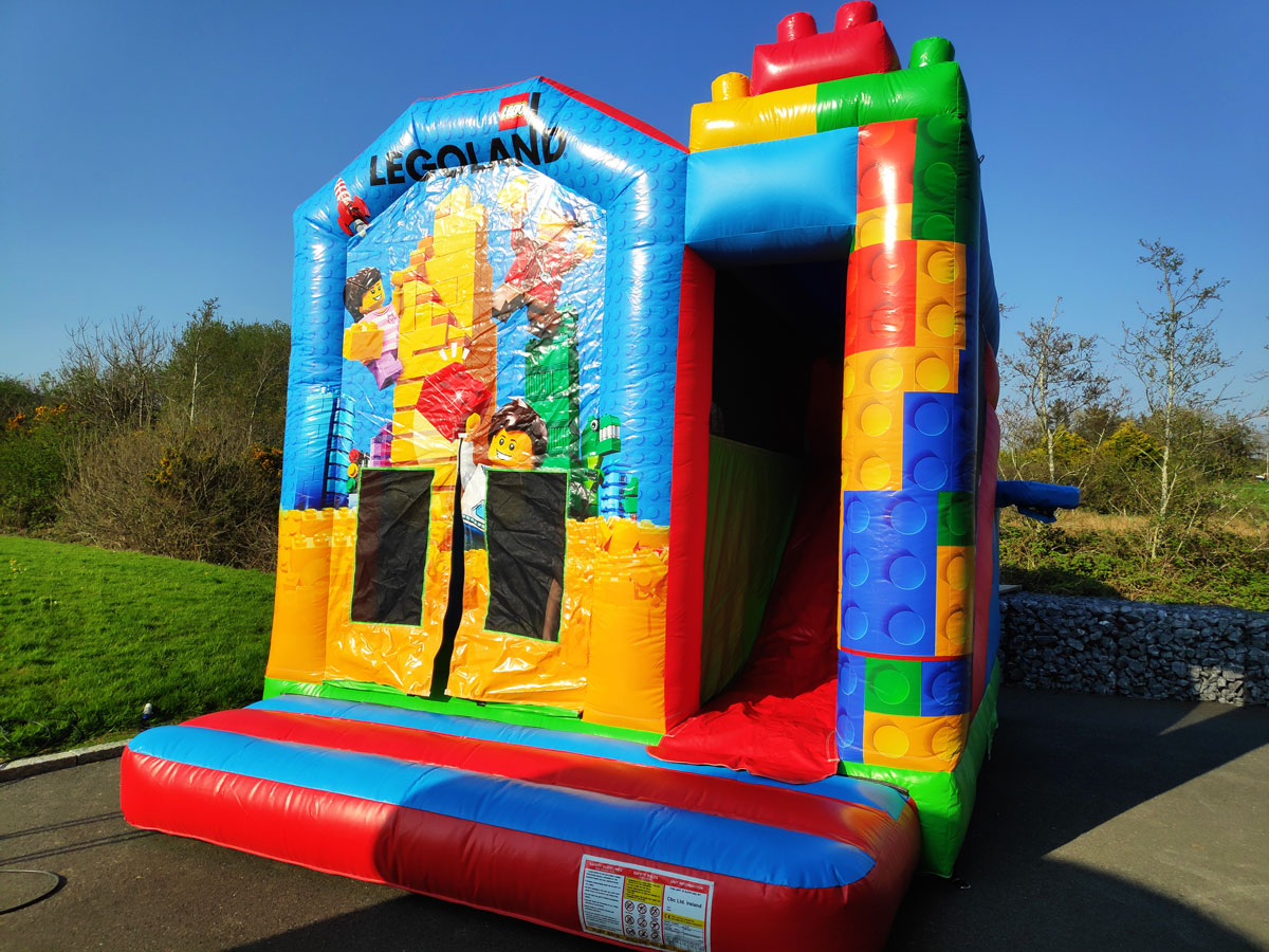 Lego Block bouncy castle Kerry bouncy castles