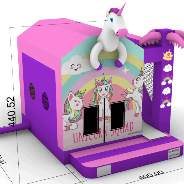 Kerry Bouncy Castles unicorn castles
