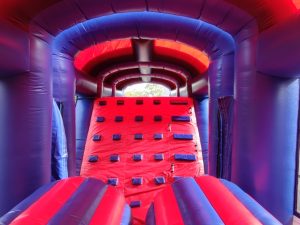 Spiderman Obstacle course kerry bouncy castles