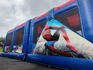 Spiderman Obstacle course kerry bouncy castles