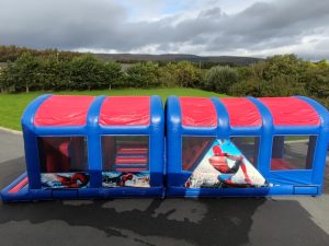 Spiderman Obstacle course kerry bouncy castles