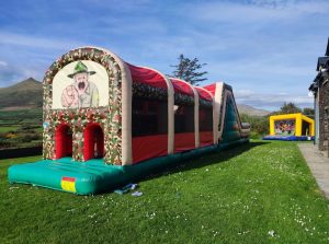 Military Wipeout obstacle course